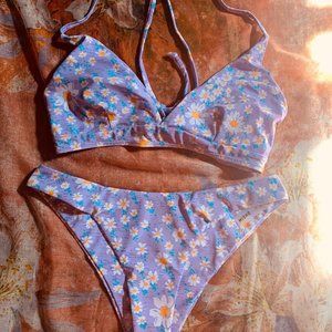 Floral Criss Cross Bikini